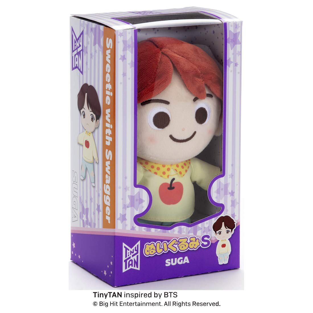 Amazon.co.jp: TinyTAN ぬいぐるみS SUGA 高さ約20cm : おもちゃ