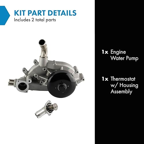 Vista 80 de TRQ Bomba de agua de motor compatible con Nissan 240Z 1970-1973 1974 260Z 1975-1978 280Z 1979-1983 280ZX 1977-1981 810 1982-1984 Maxima