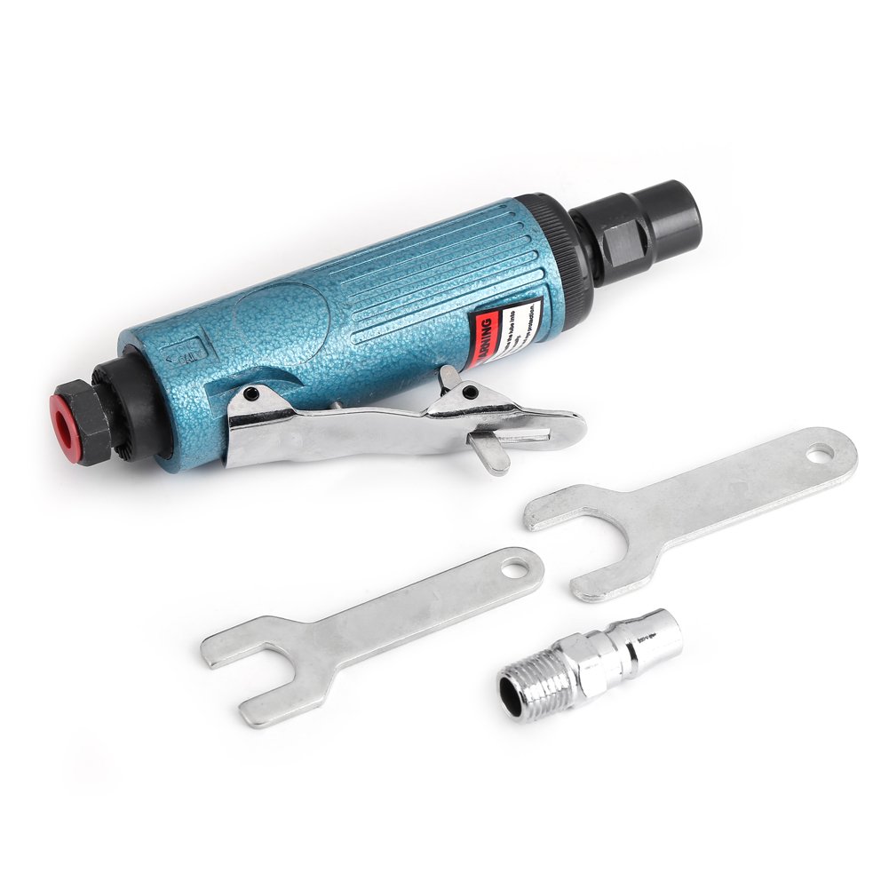 Meuleuse pneumatique 1/4" 3 mm pour m¨¦tal plastique bois polissage meulage d¨¦grossissage portage finition nettoyage travail pr¨¦cision atelier industrie bricolage professionnel artisan
