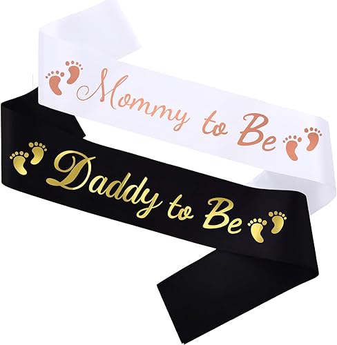 Miniatura 6 de 2 bandas para baby shower, regalos de fiesta de baby shower para nueva mamá papá, suministros de revelación de género, regalos de decoración para