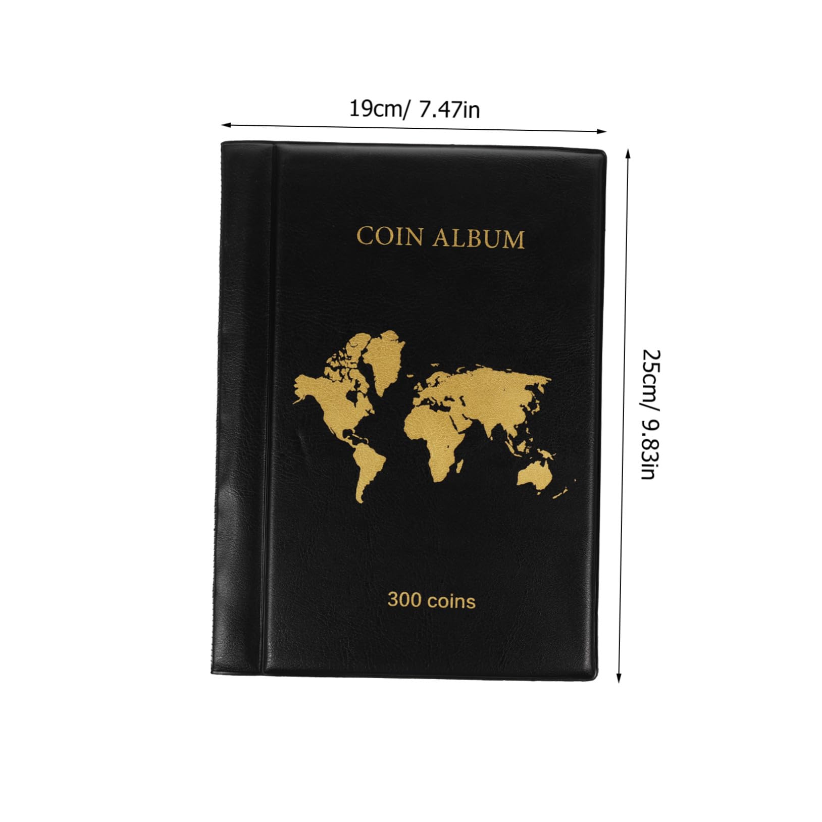 Münzsammler Album Fächer PVC Ordner für Sichere Aufbewahrung Antiker Münzen Stilvolles Design Robustes Material Sammlerbuch für Münzen und Banknoten