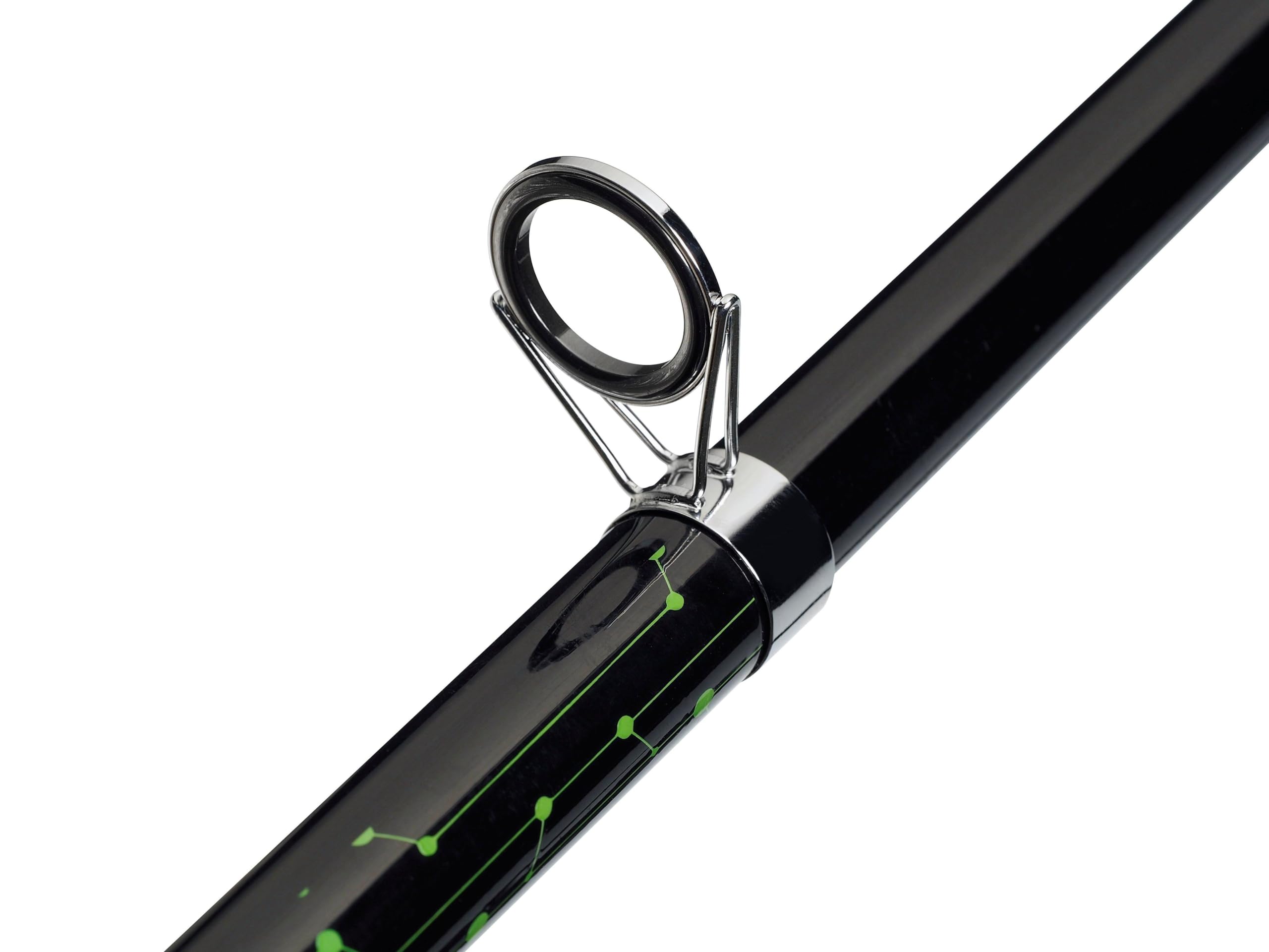 Mitchell Adventure II - Caña de Pescar Tele Power, Compuesto de Vidrio Duradero, caña de Pescar giratoria para Pesca de Agua Dulce, diseño telescópico, fácil Transporte, Unisex, Negro/Verde, 3,5 m,