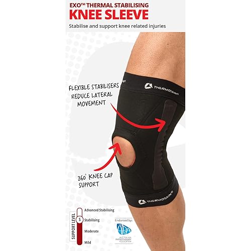 Miniatura 2 de Thermoskin Estabilizador de rodilla EXO, negro