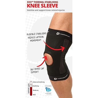 Thermoskin EXO Knee Stabilizer, Black