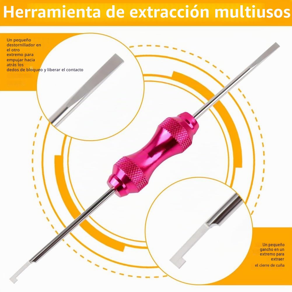 Kit de Conectores DT Deutsch de 338 Piezas: Conectores de 2, 3, 4, 6, 8 y 12 Pines, Herramienta de Engarzado, Herramienta de Extracción, Conector Eléctrico para Automóvil