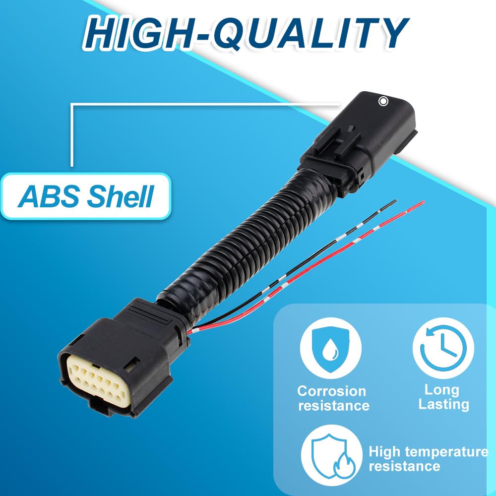 NJSBYL Parking Light Adapter Headlight Plug n Play Harness for 2022+ Chevy Silverado GMC Sierra 2023+ GMC Canyon Parking Light Harness Power for Grille Lights Backlights Switch Panel Wiring