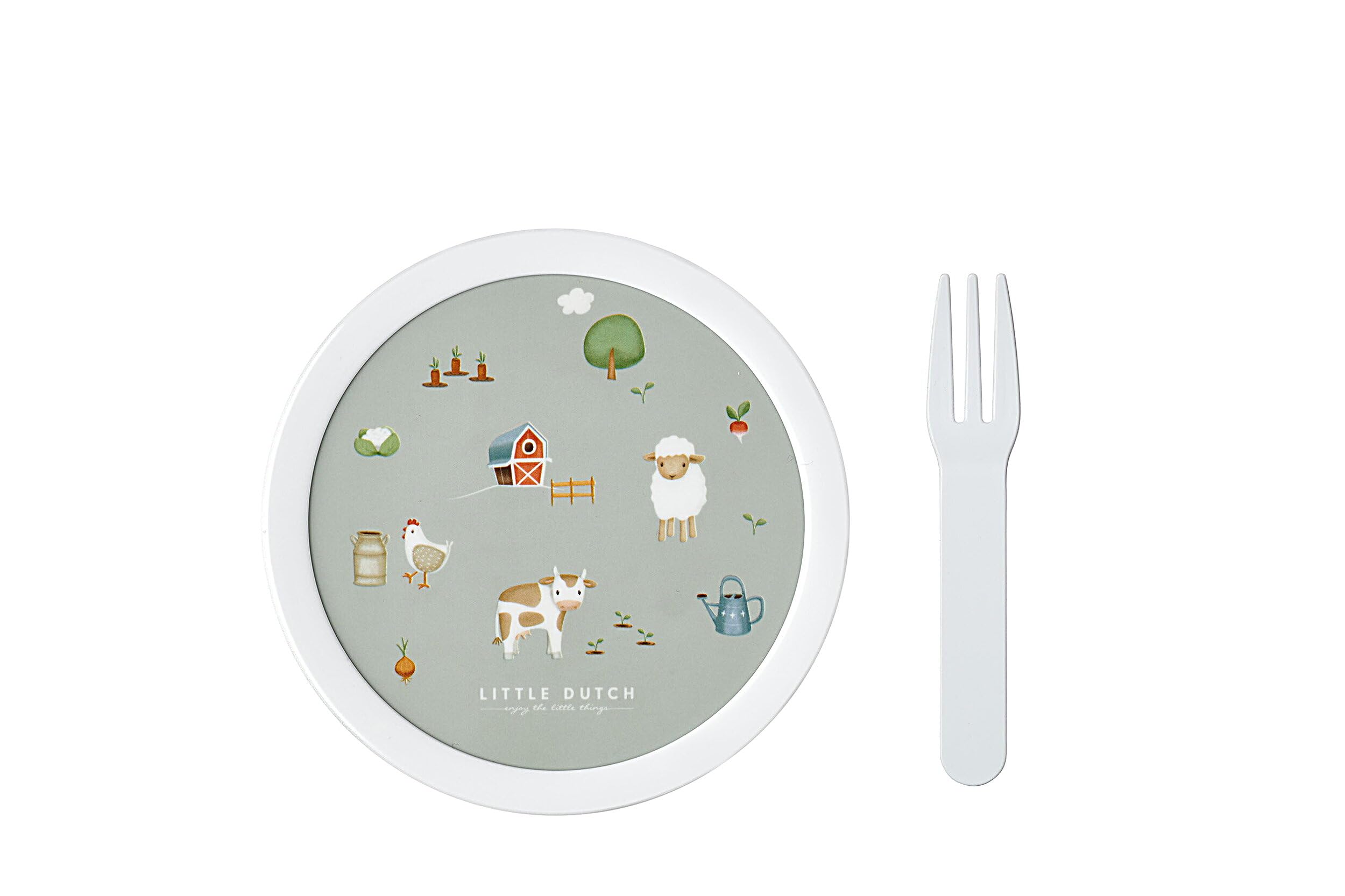 Set Pranzo Mepal Campus Per Bambini - Bicchiere 300ml E Porta Pranzo 750ml, Senza BPA, Design Flowers & Butterflies - Foto 4