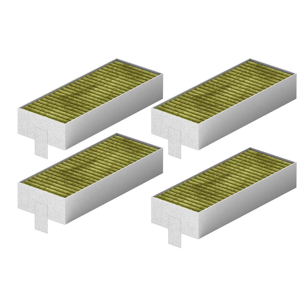 4 filtros de carbón activo 17007412 17004805 Bosch HEZ9VRCR1 CleanAir Plus HEZ9VRCR1