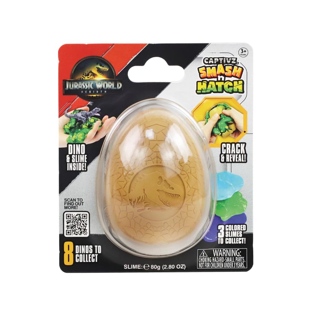 地球 Jurassic World CAPTIVZ Rebirth Smash N Hatch : Amazon.ca: Toys & Games