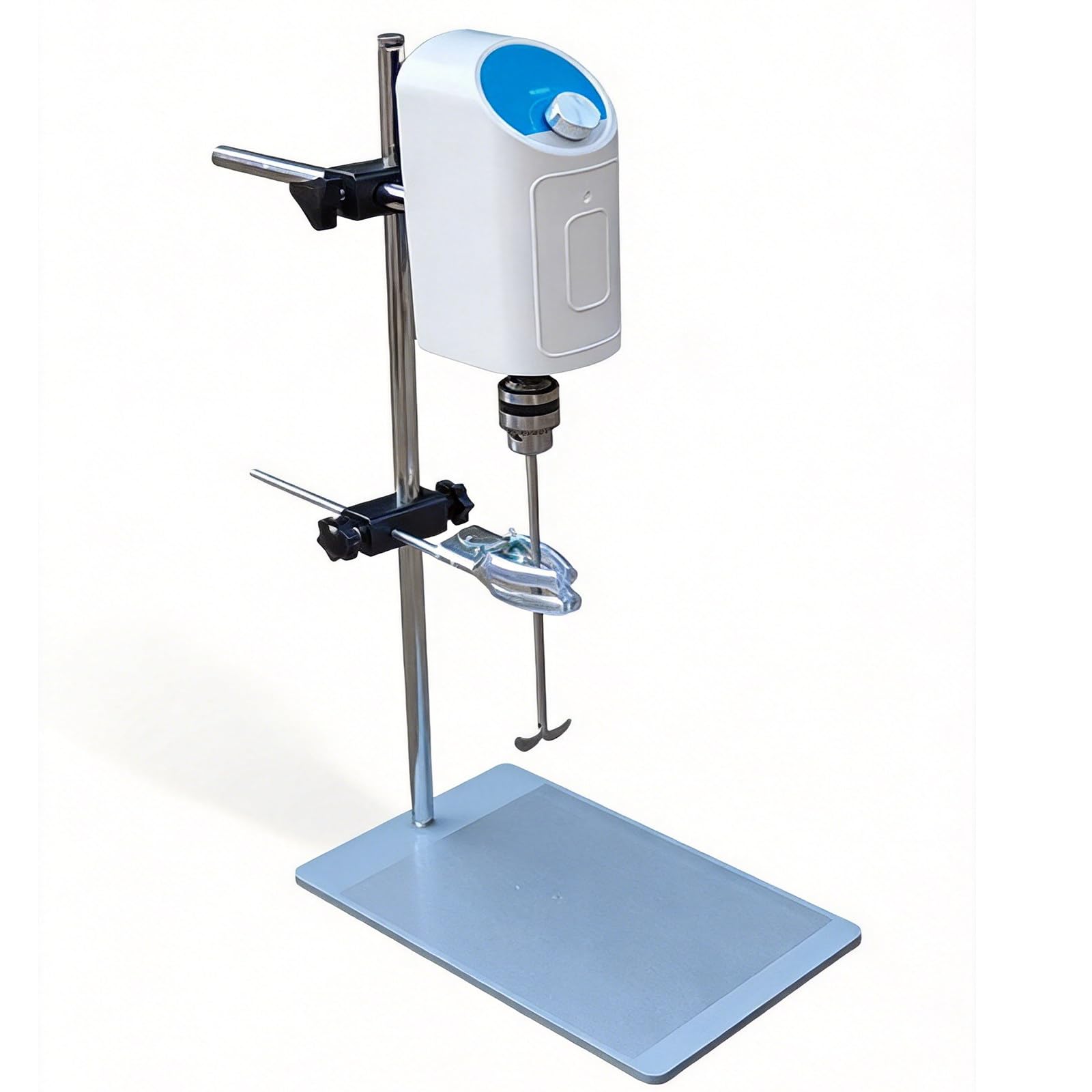 Agitatore Elettrico sospeso, agitatore da Laboratorio Digitale, Regolazione Continua della velocità da 100 a 3000 Giri/min,Adatti per Laboratori Cosmetici e farmaceutici Standard-20L
