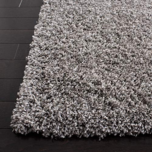 Image of Urban Modern Decor Features 5x7 Feet Modern Soft Shaggy Carpet Thick, Fluffy & 2 inch Pile Shag Rug for Your Kids Room, Bedroom & Livingroom(5x7 feet, Black Grey Multi)