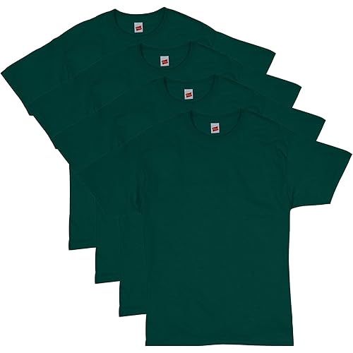 Hanes Men's Essentials T-shirt Pack, Crewneck Cotton T-shirts for Men, 4 Or 6 Pack Available