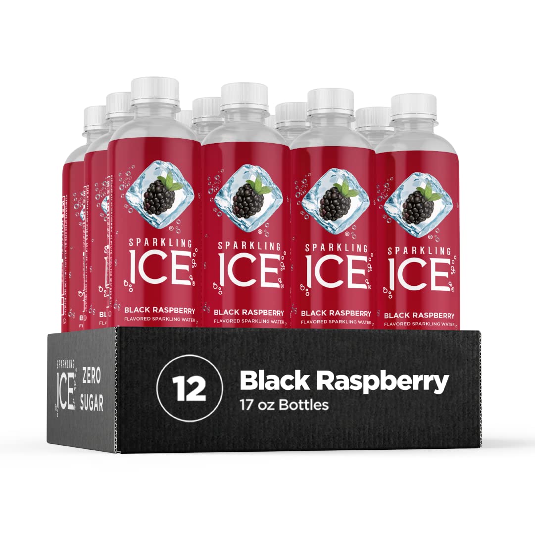 Sparkling Ice, Black Raspberry Sparkling Water, Zero Sugar Flavored