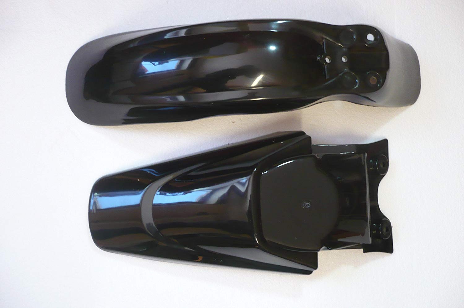 HMParts Capot Kit Dirt Bike Pit Bike 250 CCM KLX AGB Type 5 - Carénages Complet Noir