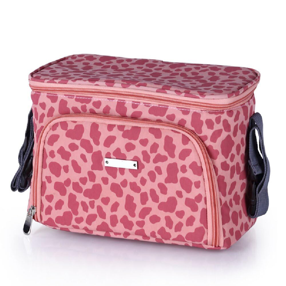 NYSUZHOUJI Stroller organizer with insulated aluminum foil, universal large-capacity stroller bag, stroller accessories, multifunctional baby products organizer with adjustable shoulder strap