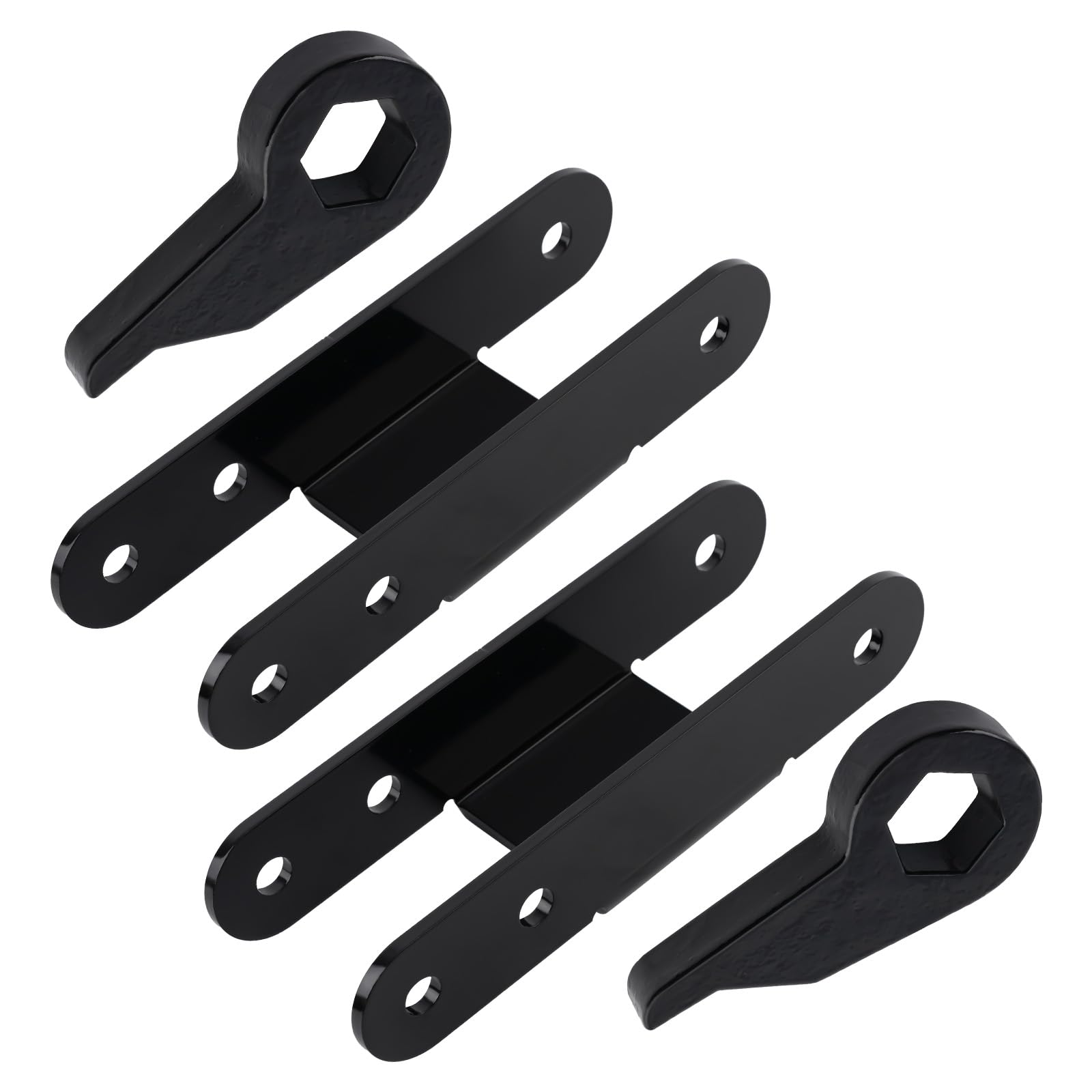 maXpeedingrods Höherlegungssatz Level Lift Kit vorder hinter für Chevrolet S10 GMC S15 4WD 1982-04 Höherlegungskit Torsion Keys Shackles