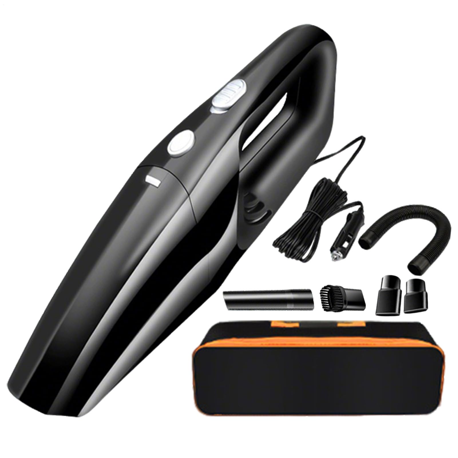 Genérico Car Vacuum, Electric Air Duster, Portable Blower, Cordless Automobile Recargable Detailing Noise Reduction Quick Cleanup for Kitchen Vehicle Computer Desktop, 11,81 x 3,54 x 2,36 pulgadas