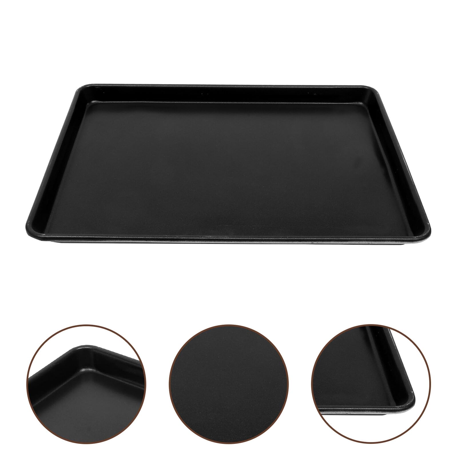 BESPORTBLE Backblech Aluminiumlegierung Rechteckig 450x330x25mm Antihaftbeschichtet Langlebig Backform für Ofen Brot Kuchen Backen Küchenzubehör