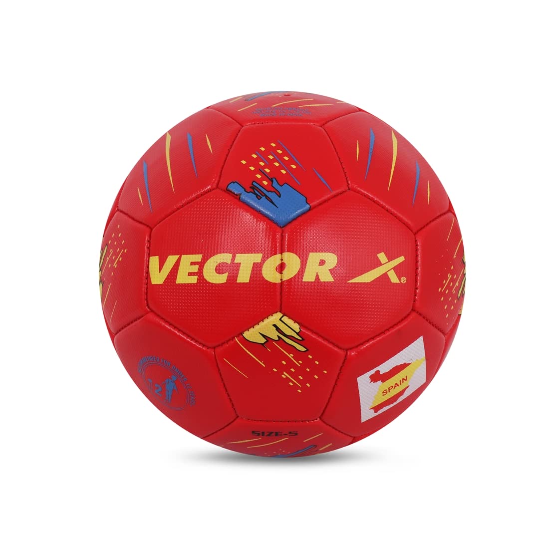 Vector X Country Colour Football Spain Embose PVC Football Machine Stitched 32 Panels Professional Training Soccer Foot Ball Red Size : 5 (B0B5XGTGHX) Amazon Price History, Amazon Price Tracker