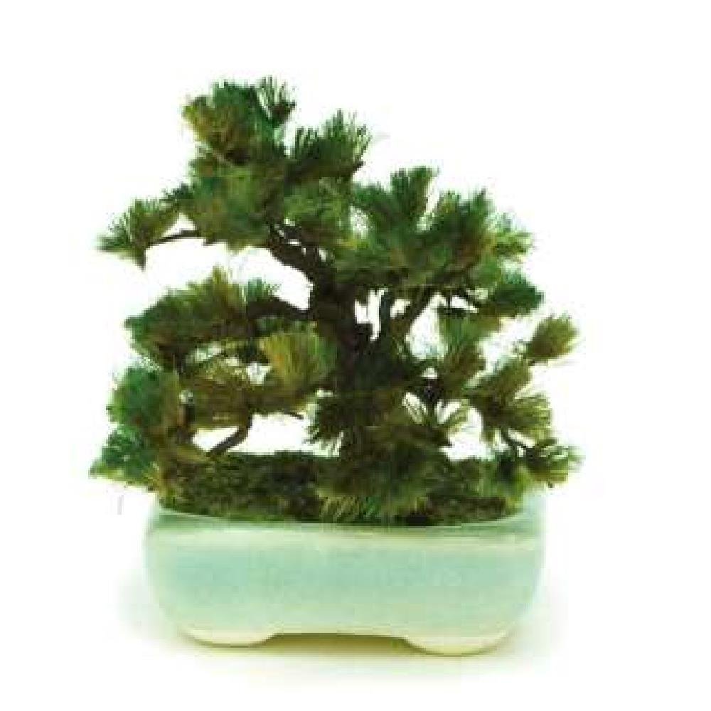 Bonsaï BONT01 Sumihachimatsu Platz 1/12 échelle peinte bleu clair Japon import