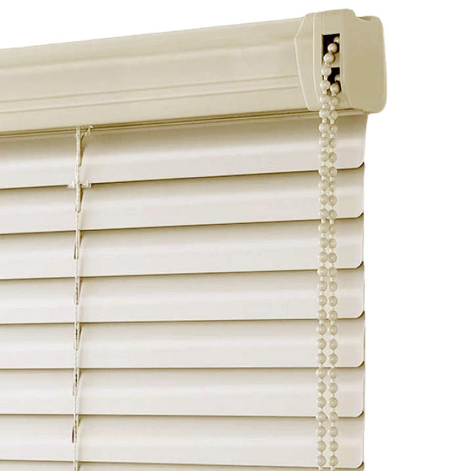 Persianas venecianas de aluminio opacas de 25 mm, cubiertas de ventanas de láminas de metal para el hogar y la oficina, protección solar y de privacidad, tamaño 140 x 260 cm, elegante tratamiento para