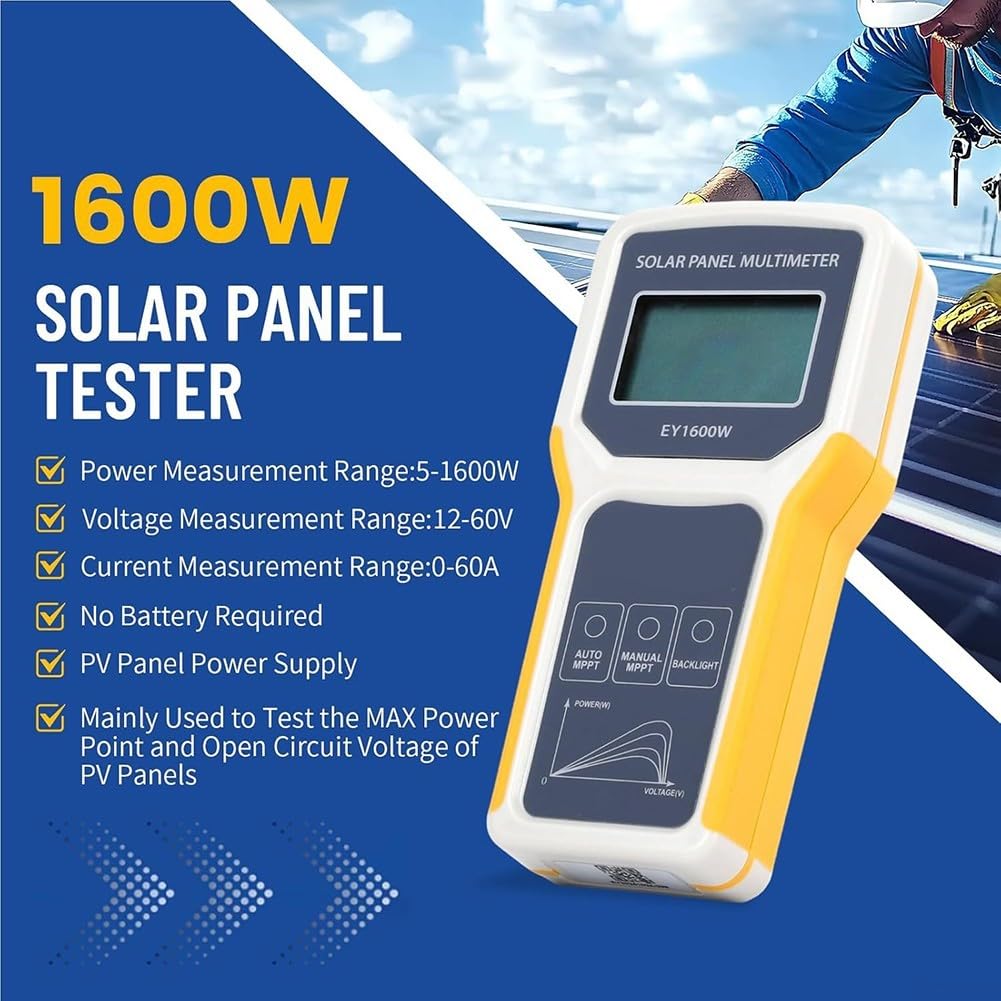Affidabile per multimetro a energia solare per l'uso da parte di installatori e appassionati (EL400B)