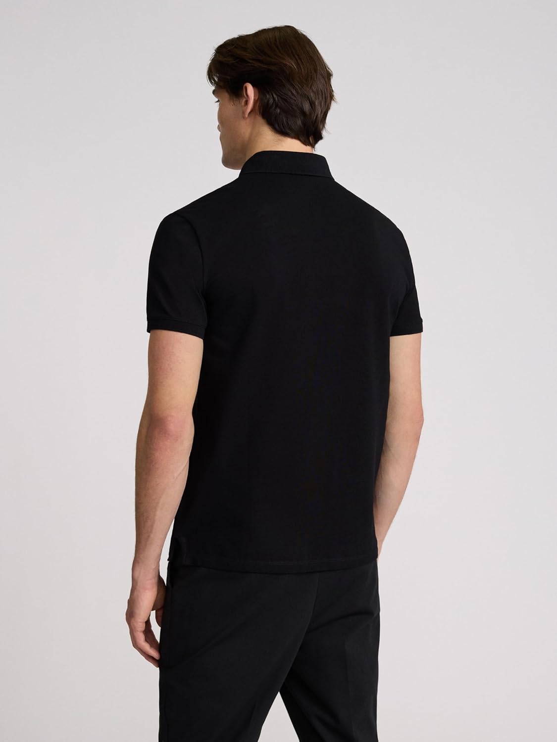 EXPRESS Men’s Pima Cotton Pique Polo – Short Sleeve Classic Fit, Soft Breathable - Image 2