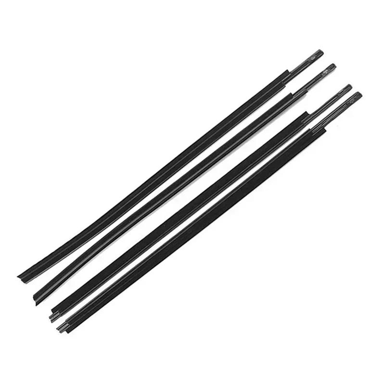 Car Side Door Windows Weatherstrips Glass Sealing Weather Strips for Toyota for Tundra for Crew for Max 2007-2018 Rubber