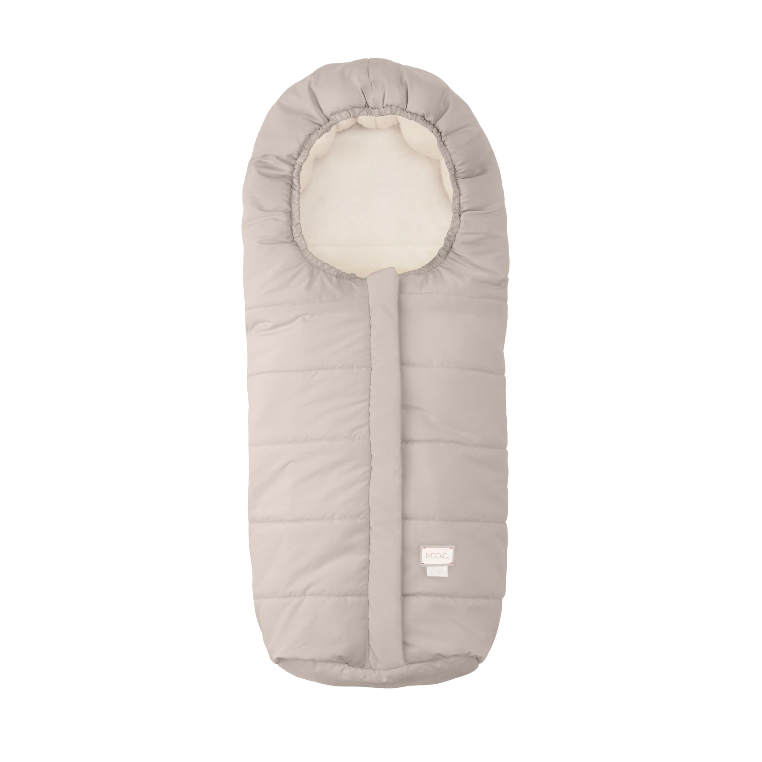 Moovo by Nuvita 9905 Junior One | Sacco Universale per Seggiolini Auto | Perfetto per Bambini da 6 a 36 Mesi (100 cm) | Protezione Fino a -10°C anti pioggia e anti vento | Sabbia
