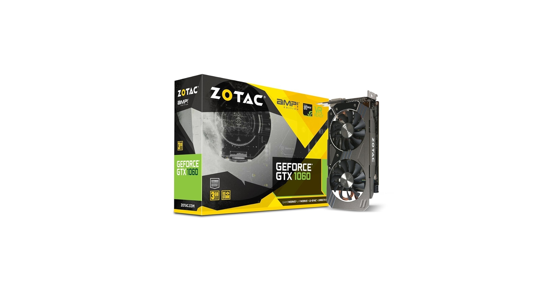 Amazon.com: Zotac Zotac Gtx 1060 3GB Ddr5 Amp Edition (Zt