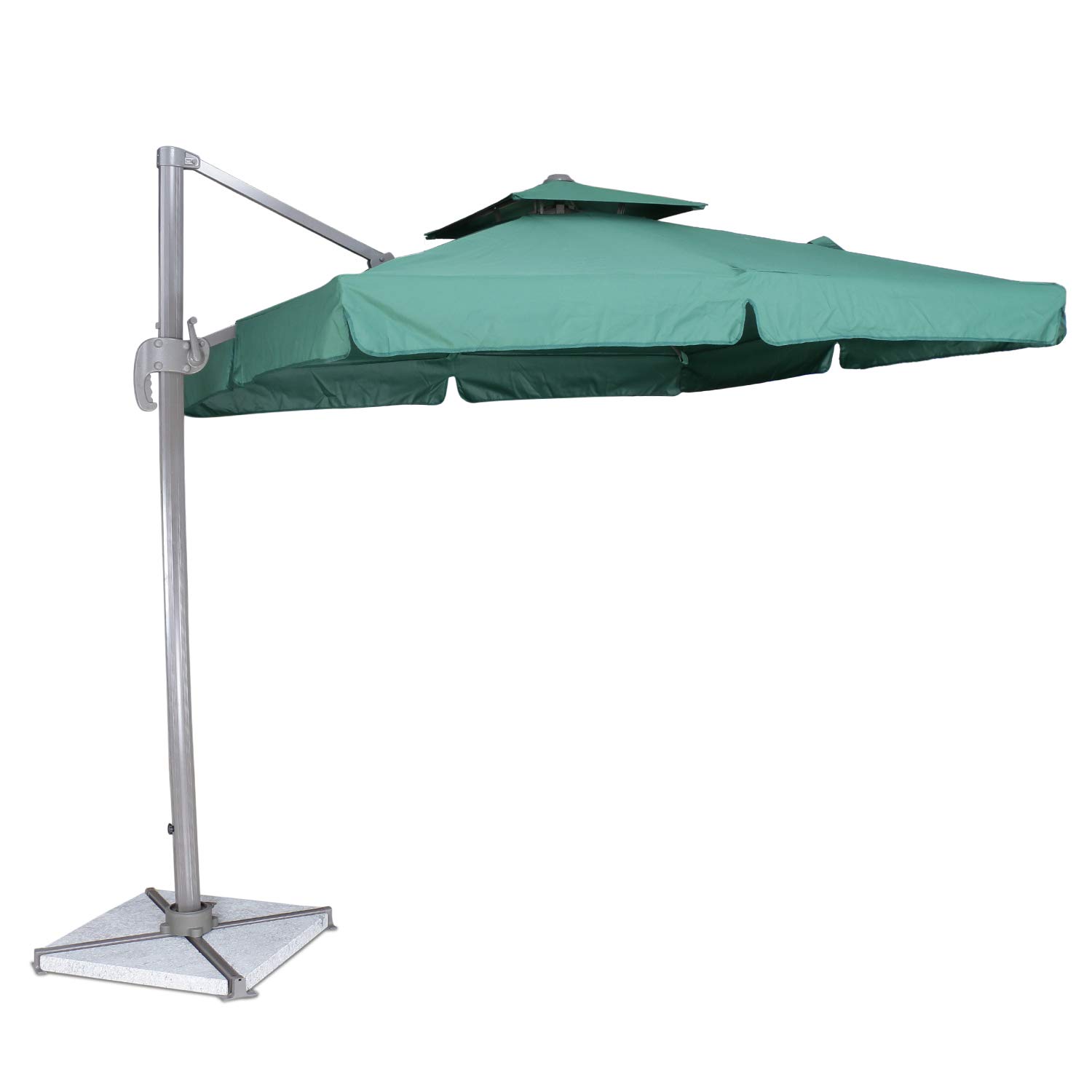 Invezo Garden Umbrella 360 degree rotating Outdoor Umbrella (8 x 8 ft