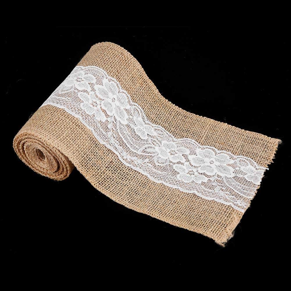 Dentelle De Jute Naturel Jute Toile De Jute Ruban Dentelle Garniture De