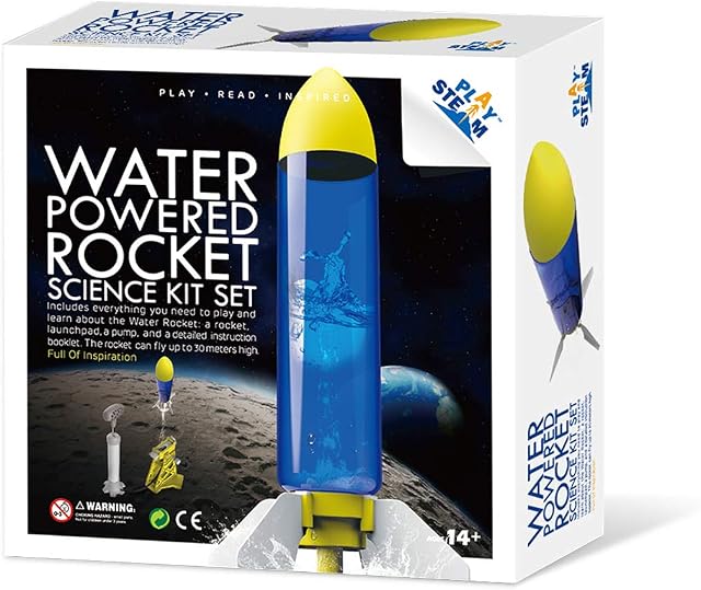 PLAYSTEM Lance-roquettes pour enfants - DIY Jouets à tige scientifique - Cadeau Noël pour les garçons & Filles
