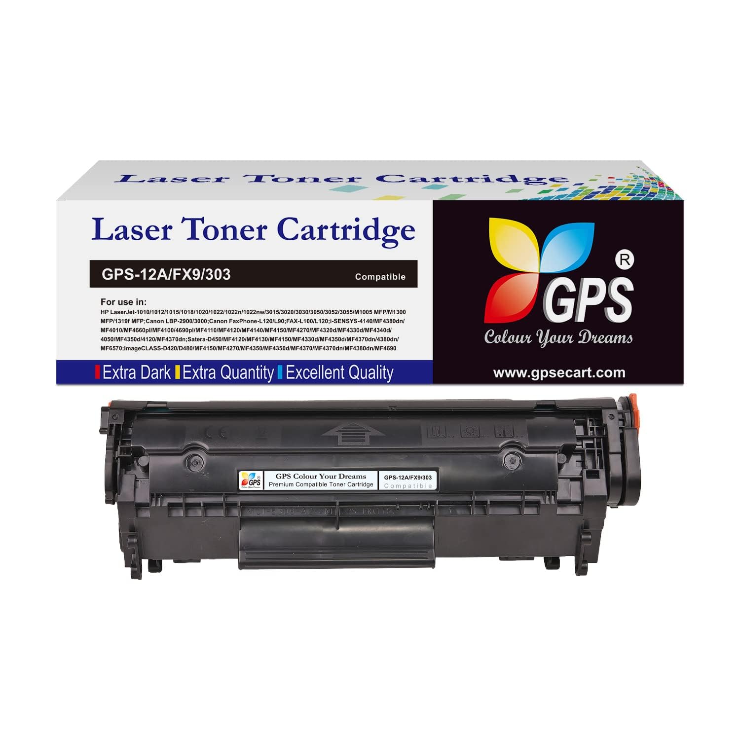 GPS Colour Your Dreams M1319F 12A 2612A Toner Cartridge for HP Laserjet 1319F Printer Black Ink Toner (B0C7JBZ6SR) Amazon Price History, Amazon Price Tracker