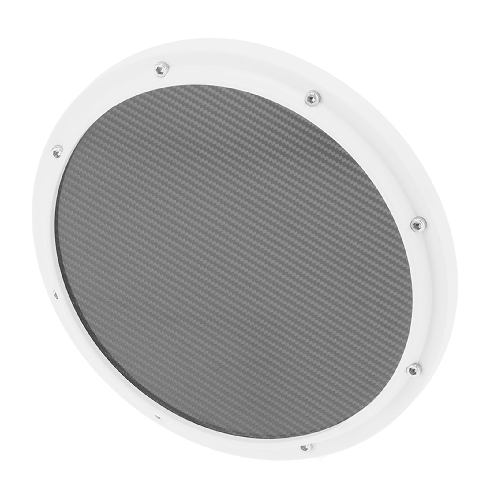 Generic Generic Drum Pad Training Mata Antypoślizgowa z Włókna Węglowego z Pałeczkami, Pochłaniająca Wstrząsy 12-calowa Podkładka Perkusyjna dla Początkujących, do ćwiczeń Perkusyjnych