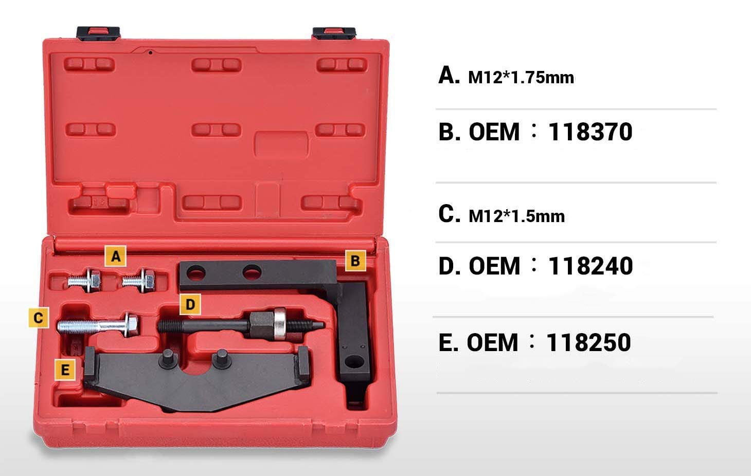 JOMAFA Conjunto de calado de distribucion compatible con BMW MINI cooper motores gasolina 1.6 w10 w11