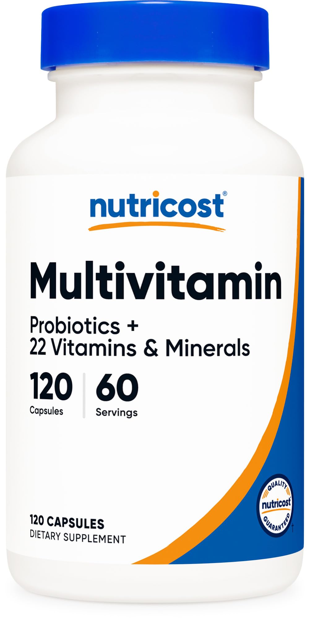 NutricostMultivitamin with Probiotics 120 Vegetarian Capsules - Packed with Vitamins & Minerals