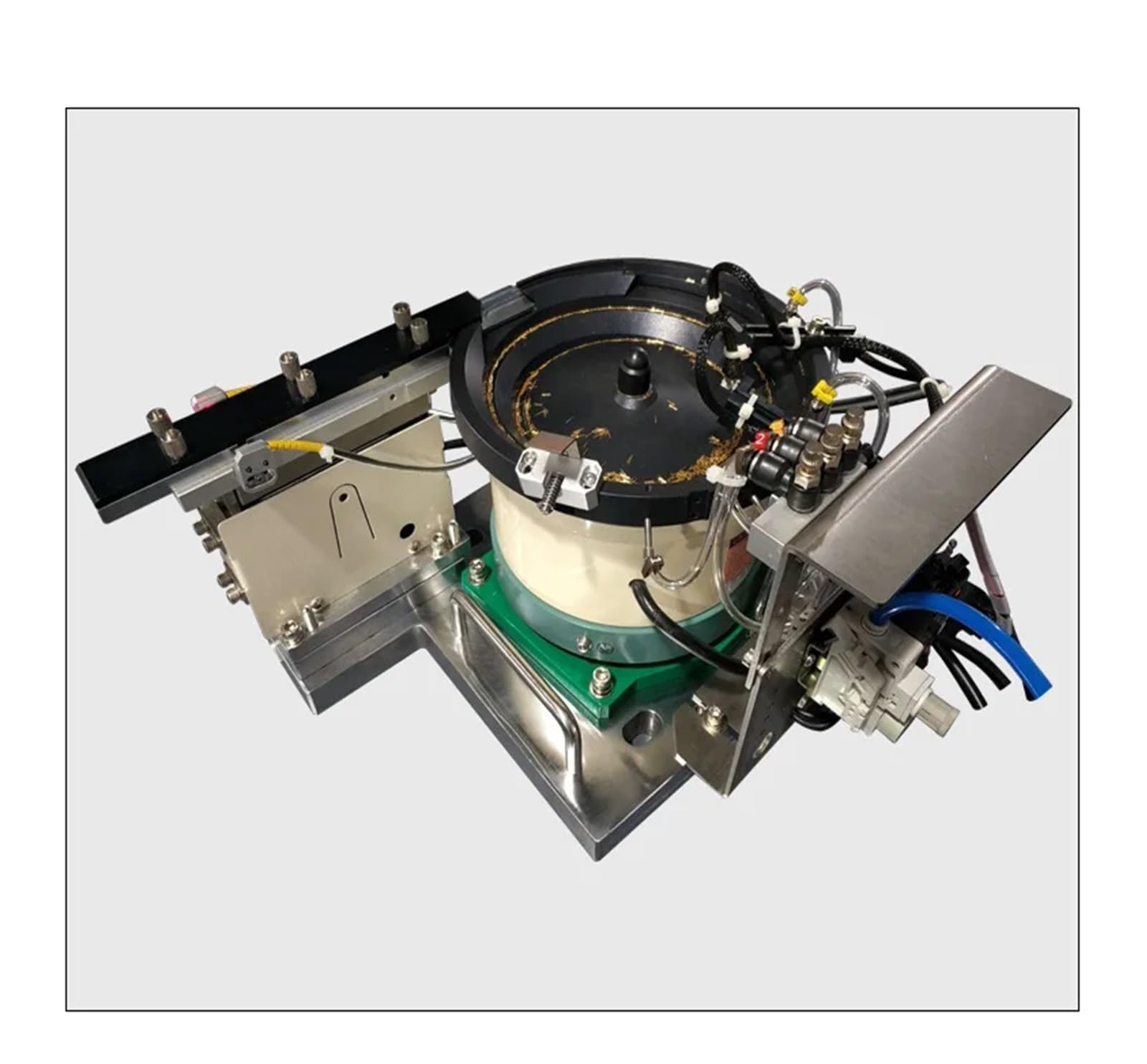 80DC 140DC Präzisionsbasis Kreisförmiger elektromagnetischer Vibrationszuführer Automatischer Scheibenzuführer Vibrationsplattenbasis Für Heimwerker(Counterclockwise)