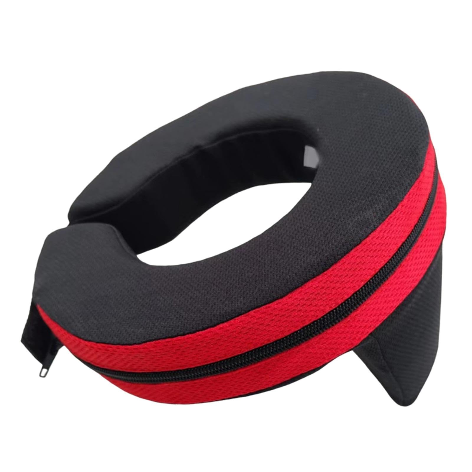 Collare Protettivo per Kart Tutore Da Corsa Protezione Dagli Urti Rinforzo Collo Supporto Traspirante con Design Ergonomico Adatto per di Tutt, Adulto Rosso