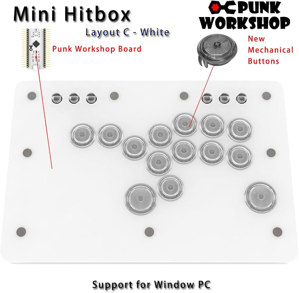 パンクワークショップMINI BOX 受注生産】MINI BOX レバーレスコントローラー (ボタン