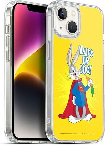 Miniatura 25 de Head Case Designs Funda de gel suave con licencia oficial de Looney Tunes Retro Bugs Bunny compatible con Apple iPhone 11 Pro Max Retro,Blanco y