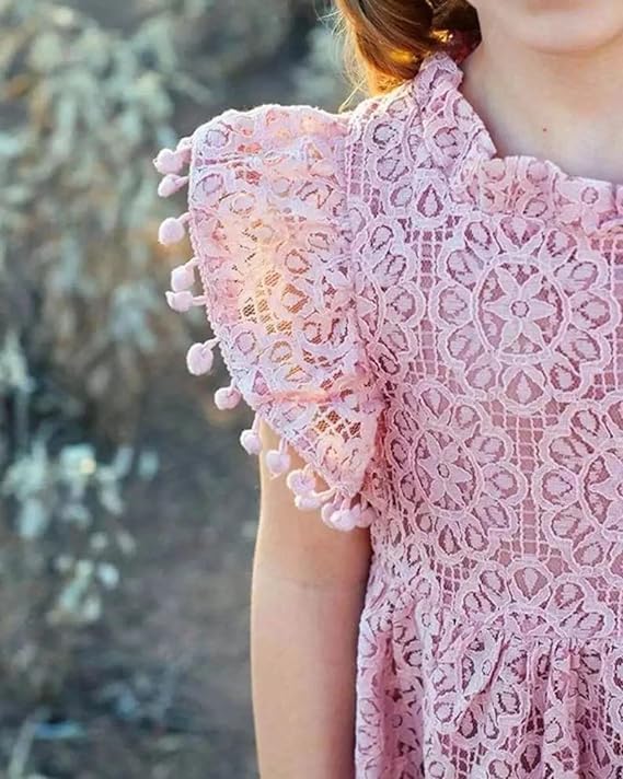 Girls' lace Dress for Birthdays and Sunny Days3