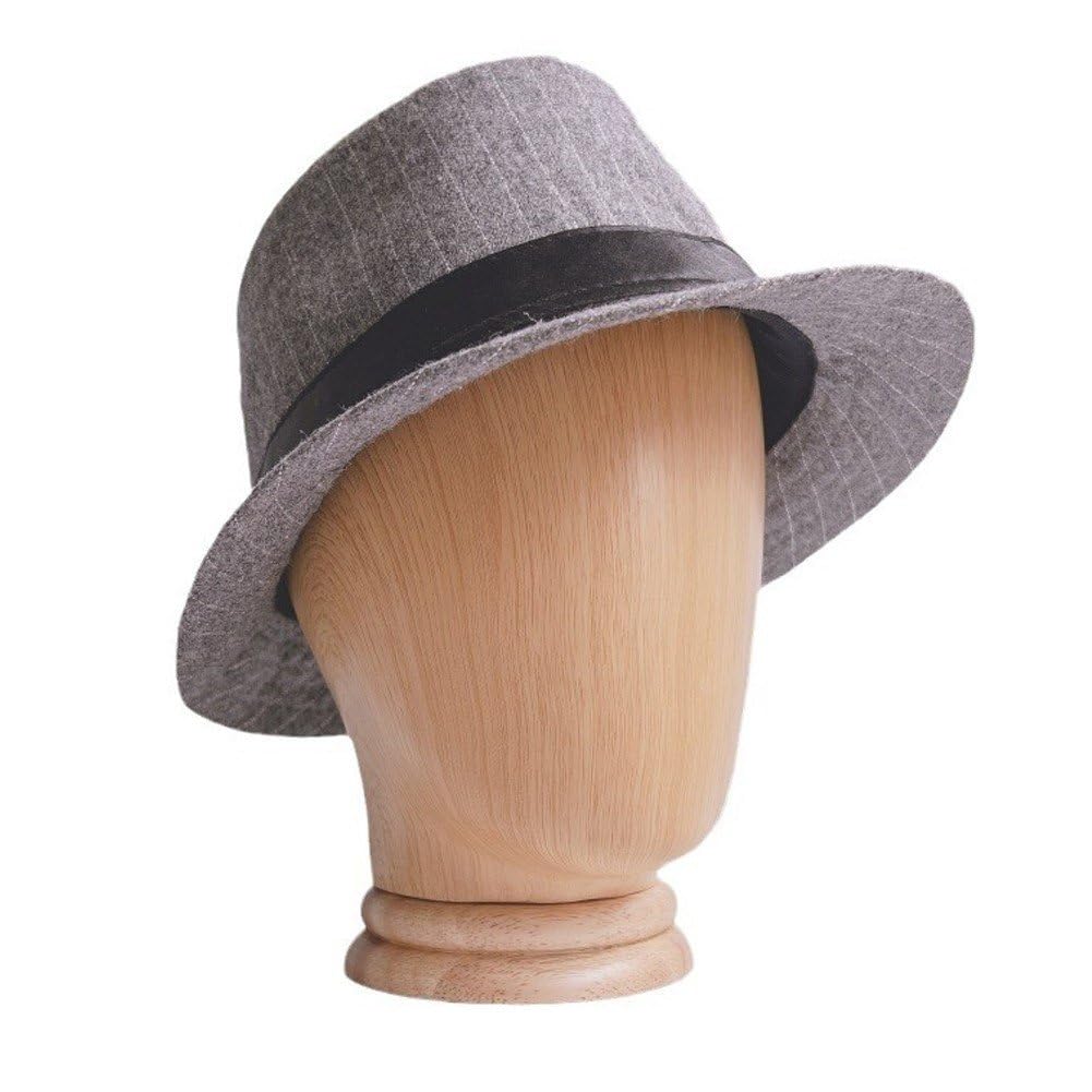 Bloc De Tête De Mannequin en Bois, Présentoir De Chapeau De Perruque, Support De Tête De Perruque en Bois, Tête De Modèle en Dôme, Support De Chapeau De Tête De Mannequin