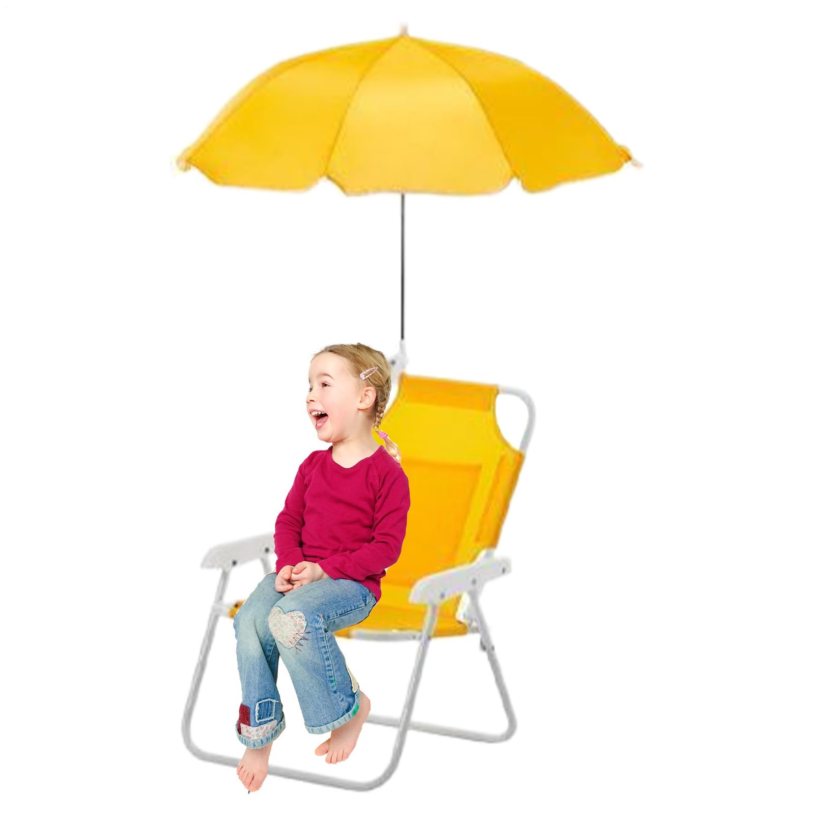 Chaise de Plage Pliante pour Fauteuil inclinable Ergonomique Portable | Chaise de plage inclinable avec auvent Portable pliante plein air piscine terrasse pelouse jardin pique-nique
