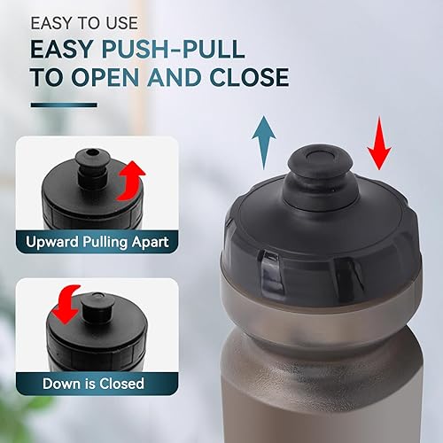 Miniatura 4 de Botella de agua aislada para bicicleta, 20.6 fl oz, para todos los ejercicios y ciclismo