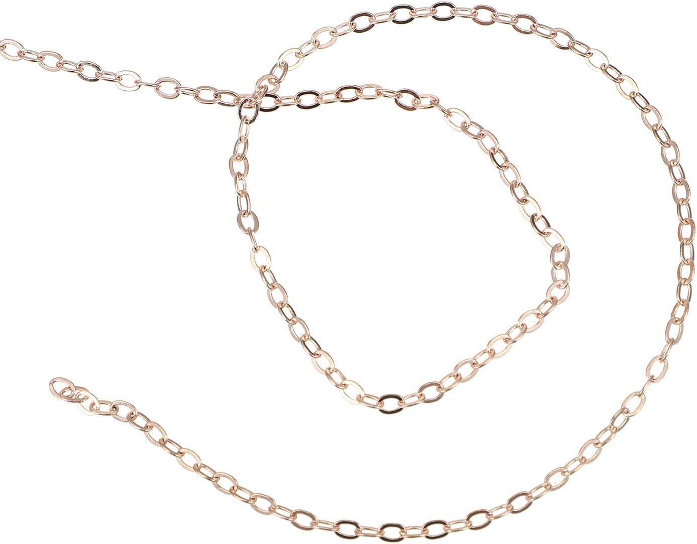 TEHAUX 1 Roll Gold Chains for Jewelry Making - DIY Copper Chains,32.8ft Cable Link Chainsfor Necklace Jewelry Bracelets Preserve Color Crafting Supplies - Image 9