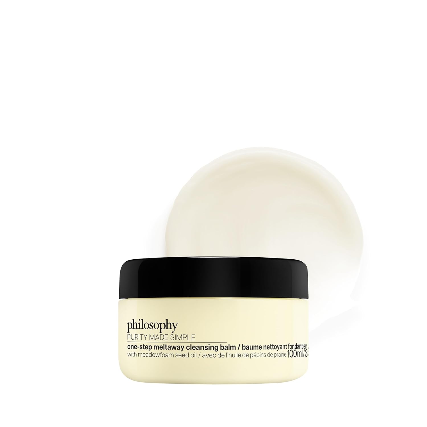 philosophy purity one-step meltaway cleansing balm – with hydrating glycerin – removes stubborn makeup & impurities – with nourishing meadowfoam seed oil