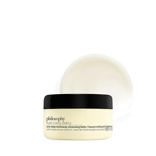 philosophy Purity - Bálsamo limpiador de un solo paso con glicerina hidratante, elimina el maquillaje y las impurezas obstinadas, con aceite