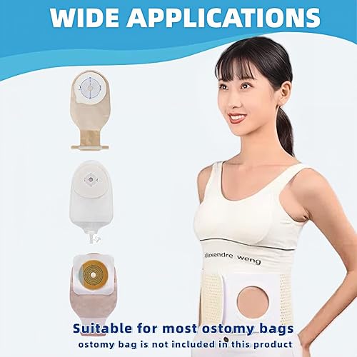 Miniatura 4 de WEEOATAR Stealth - Cinturón de ileostomía, fácil acceso con adhesivo mágico, dispositivo de estabilización de ostomía transpirable y elástico para