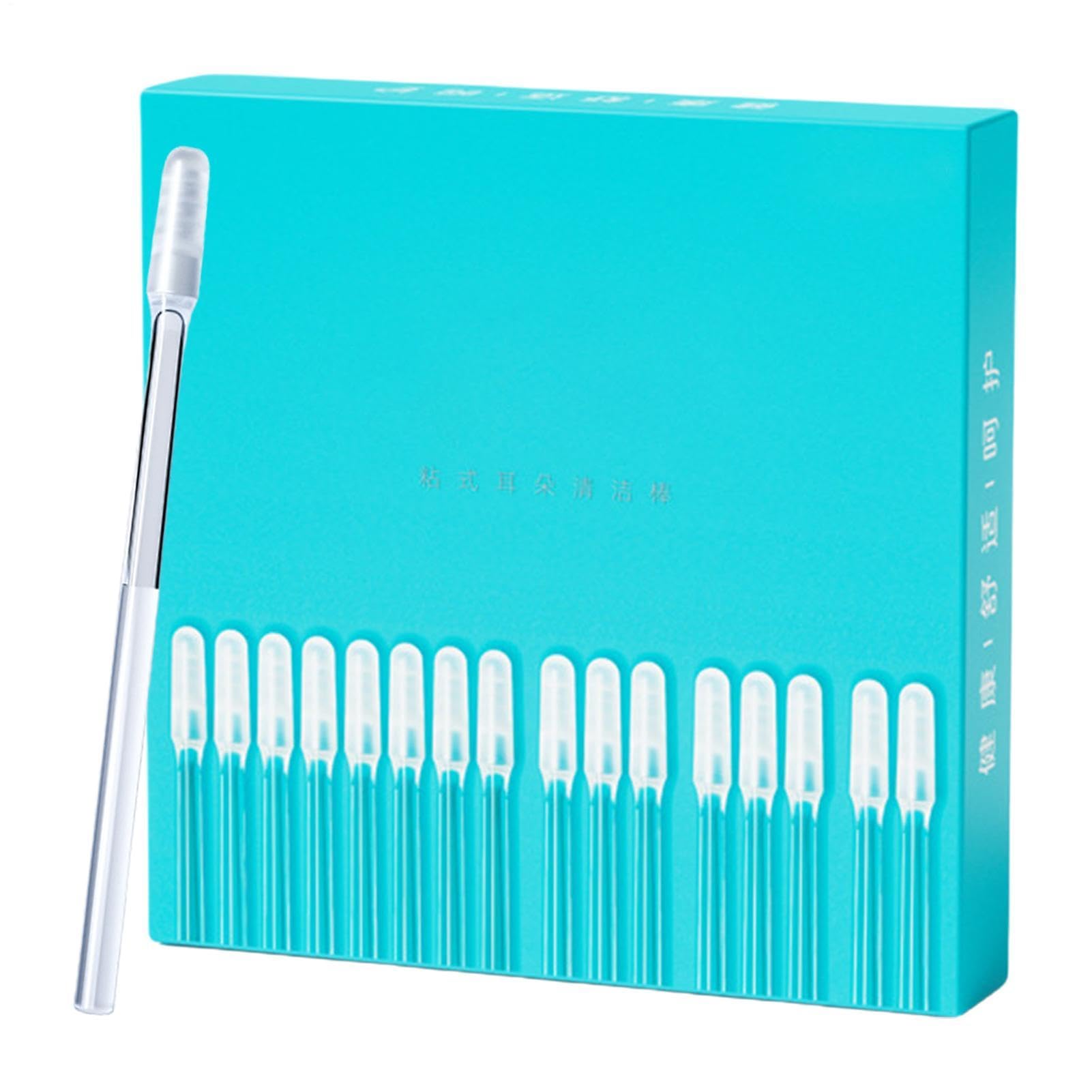 24PCS Bastoncini Adesivi Per Pulizia Orecchie - Sticky Ear Cleaner Oto Set Ear Cleaning Per La Rimozione Del Cerume, Bastoncini Adesivi Delicati Per La Pulizia Delle Orecchie, Cotton Fioc Bambini